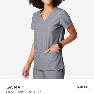 FIGS CASMA GRAPHITE SIZE S